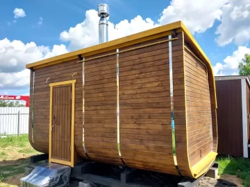 Баня парус 4x2.4 метра